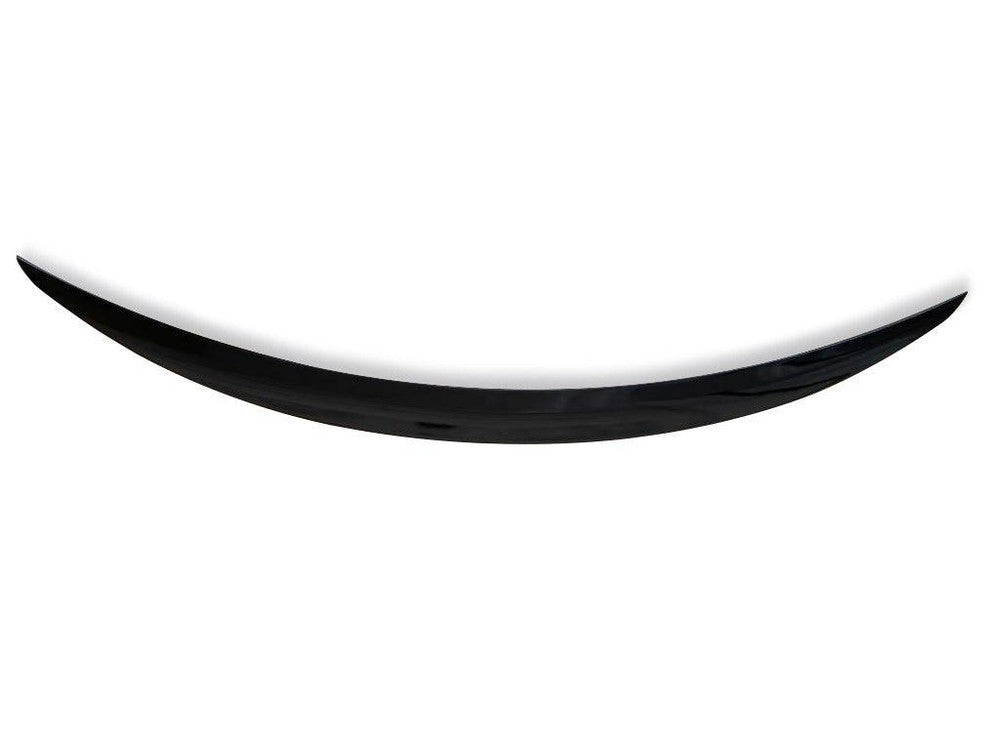 Gloss black aerodynamic trunk spoiler Mercedes C-Class AMG design