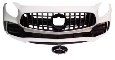 GTR Style Front Bumper for Mercedes Benz AMG GT GTS GTC - Carbon Fiber & ABS