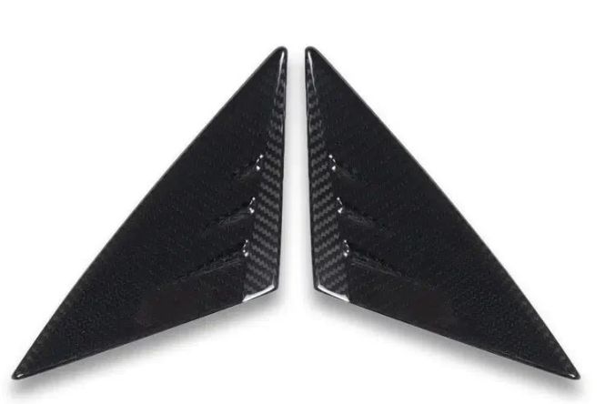 Mercedes Benz W177 A-Class Carbon Fiber A-Pillar Triangle Trim Upgrade