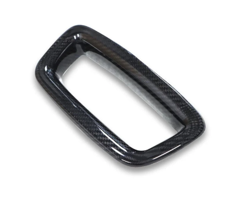 Carbon Fiber Seat Back Trim Mercedes W177 A-Class Front View