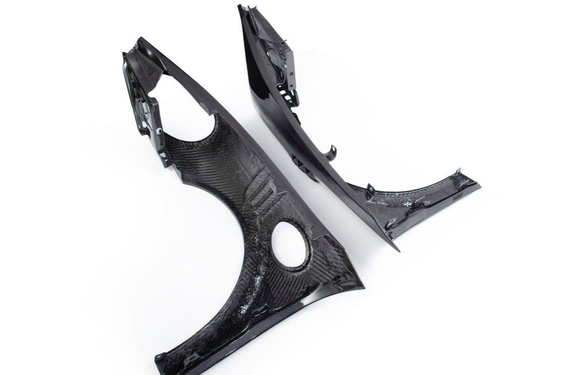 Carbon fiber front fenders for Porsche 911 991.1 991.2 models, Turbo, GT3 RS