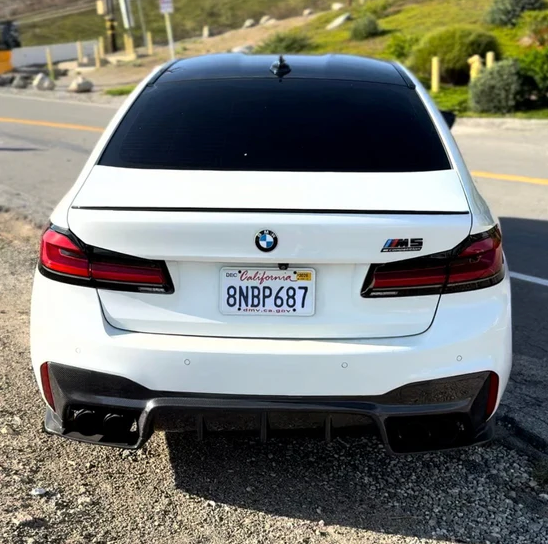 3D Style Carbon Fiber Rear Diffuser - BMW F90 M5 & G30 5 Series