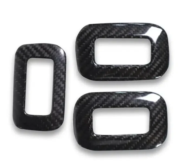 Carbon Fiber Door Window Switch Covers - Mercedes Benz W177 A-Class & W118 CLA-Class