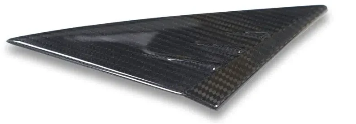 Carbon Fiber A-Pillar Triangle Trims - Mercedes Benz W177 A-Class & W118 CLA-Class