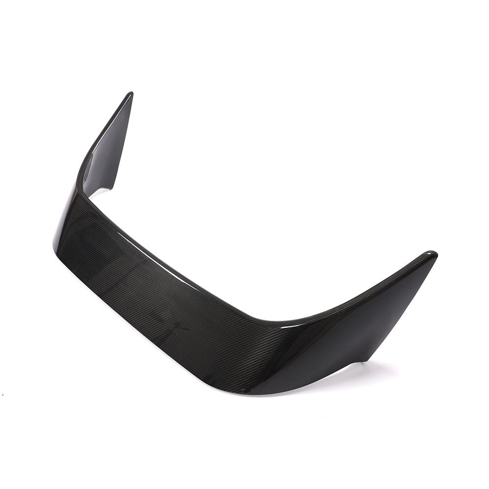 Side angle of Toyota A90 Supra MK5 rear spoiler installed