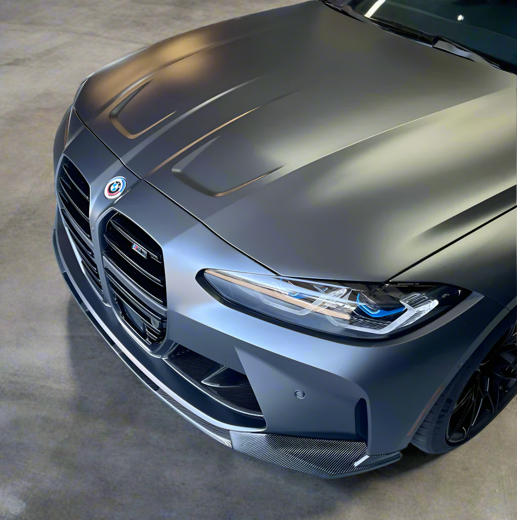 Sleek BMW G80 M3 Carbon Fiber Front Lip for Aggressive Styling
