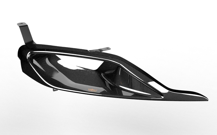 Toyota A90 Supra carbon fiber headlight delete kit - premium performance upgrade
