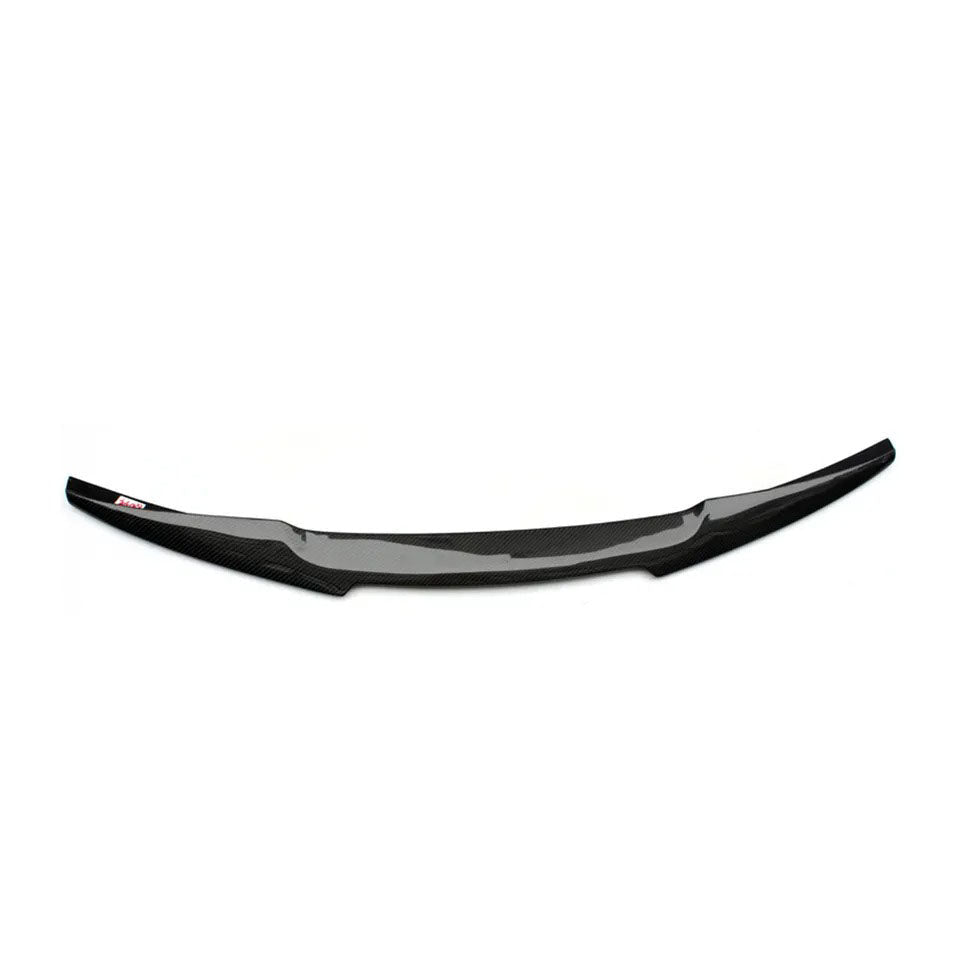 Audi RS4 trunk spoiler carbon fiber M4 style rear view
