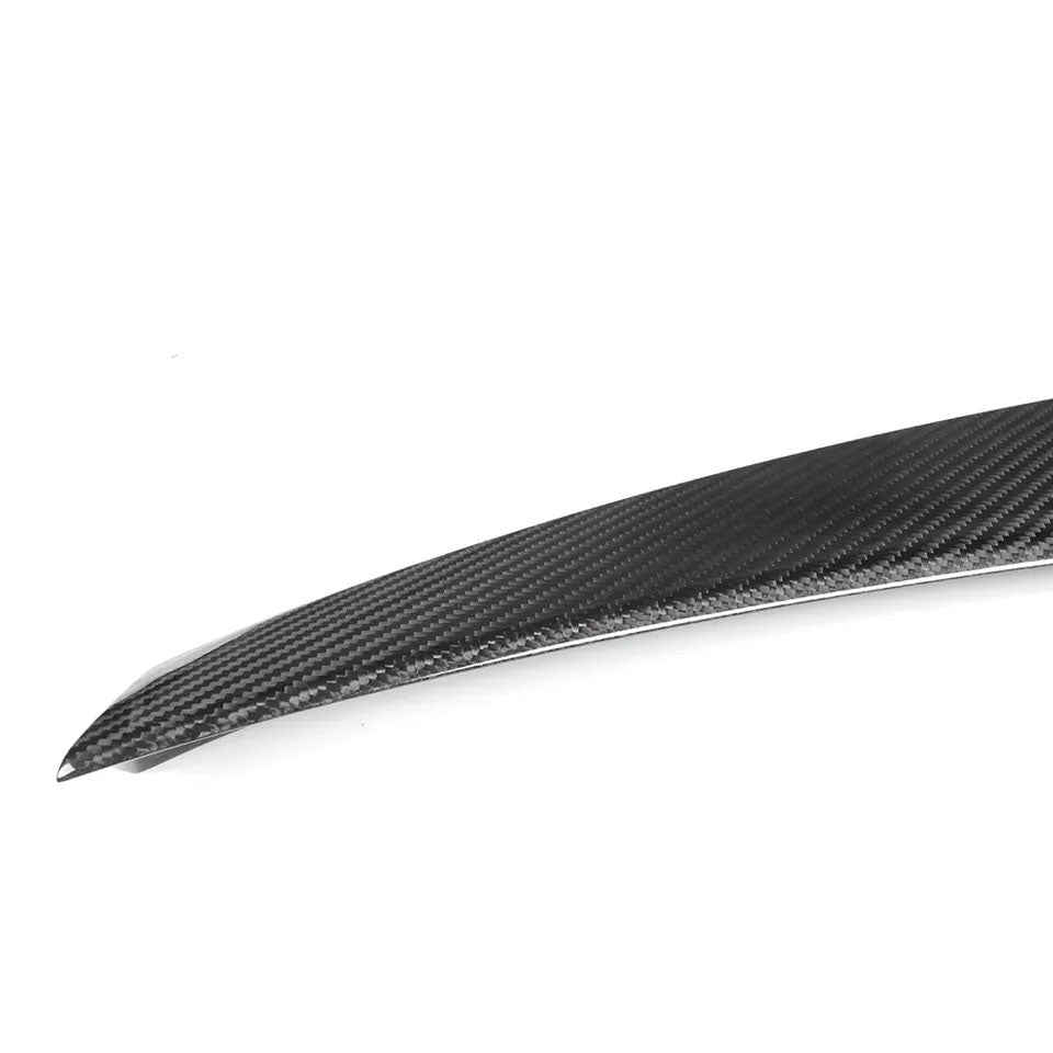 Audi S6 spoiler for 2020-2025 model fitted on sedan trunk