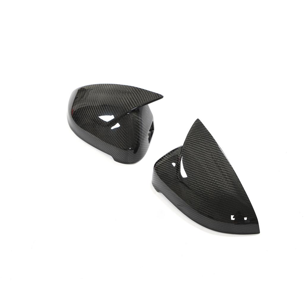 High-Quality Carbon Fiber Mirror Caps for Audi B9 Performance Styling