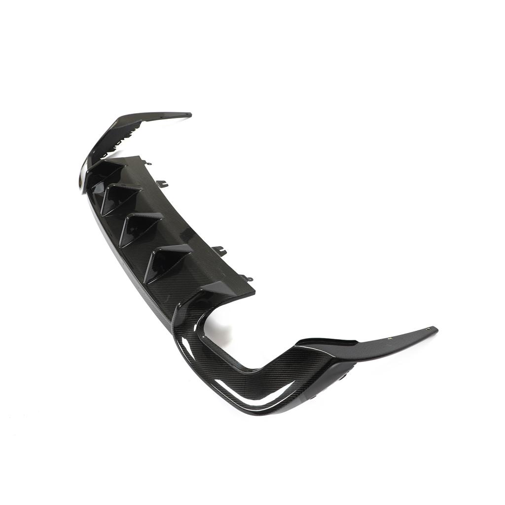 Audi A4 S Line rear diffuser made from durable carbon fiber