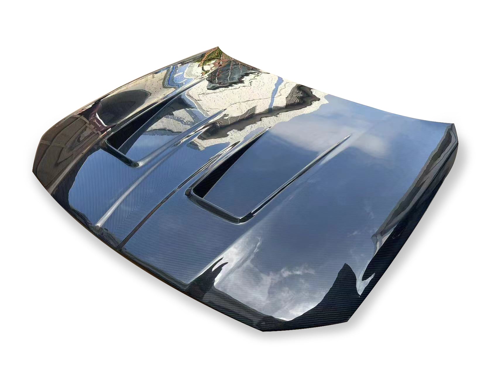 BMW G80 M3 carbon fiber hood – Alpha N Style front view