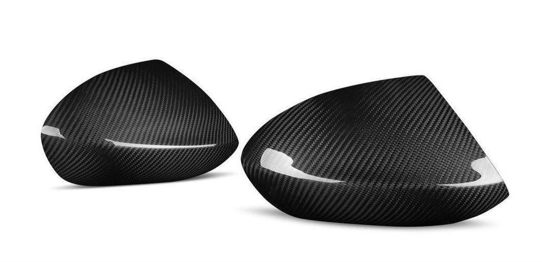 Carbon Fiber Mirror Caps for BMW E90 E91 E92 E93 M3 - Glossy Finish