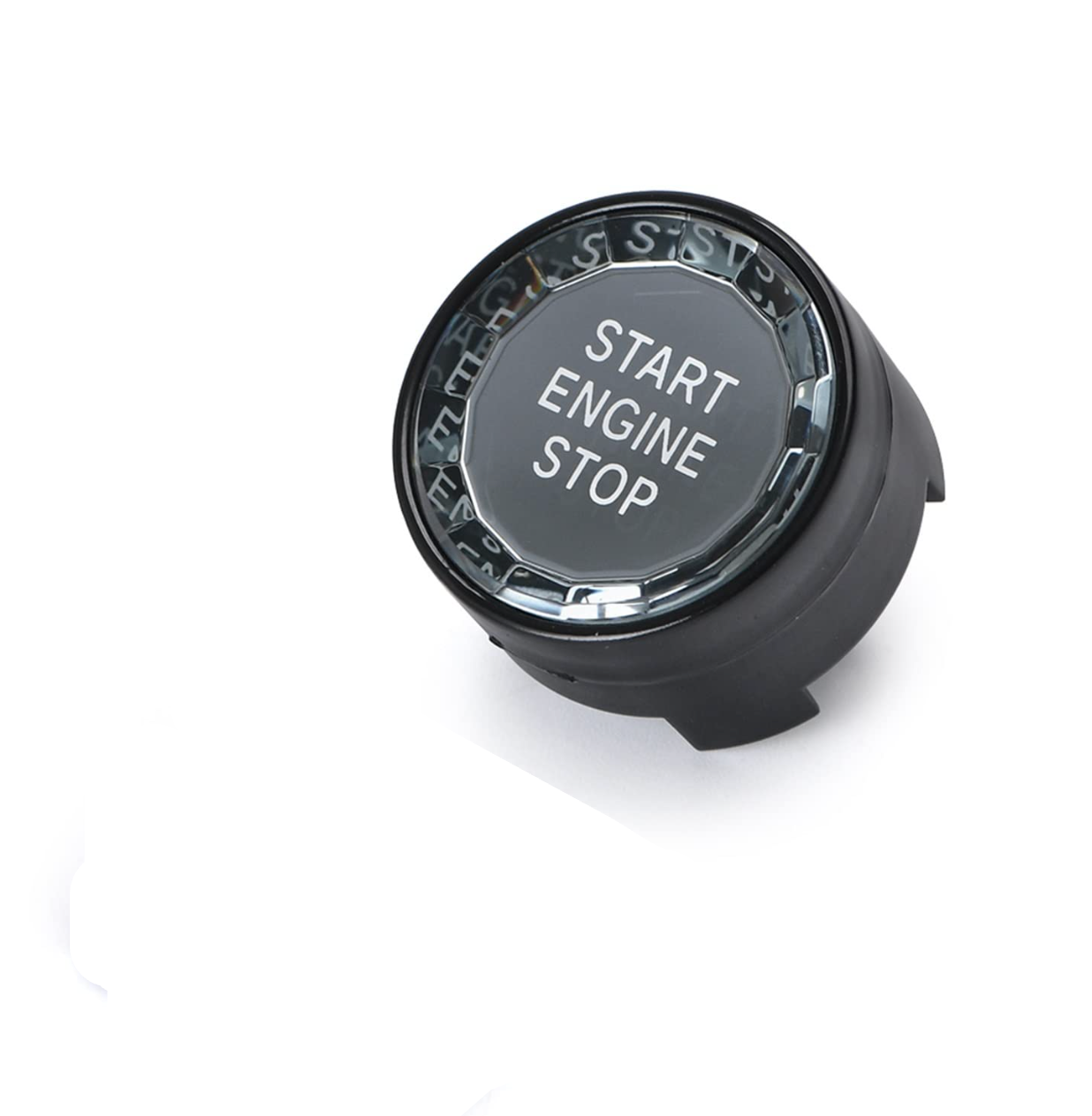 Crystal Push Start Button for BMW - Close-up view