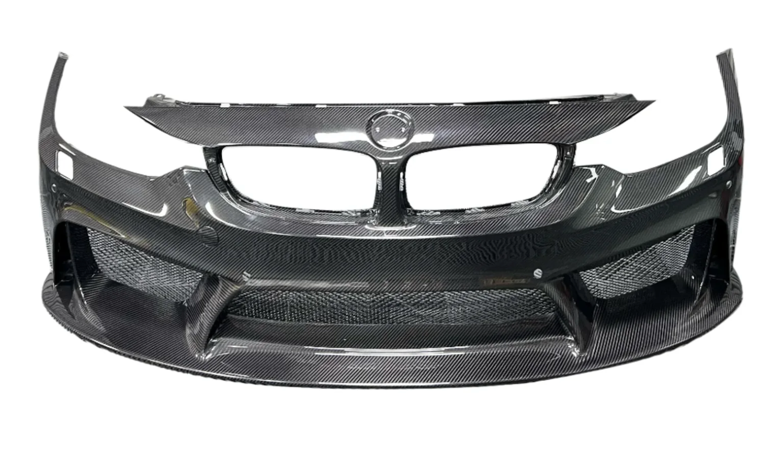 Dry Carbon 3D Front Bumper for BMW F80 M3 F82 F83 M4 - Aerodynamic Carbon Fiber Upgrade