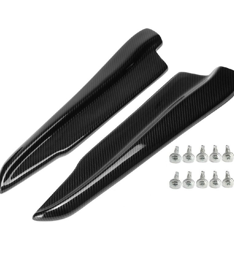 BMW E92 E93 Carbon Fiber Rear Splitters - M Tech Premium Canards for ...