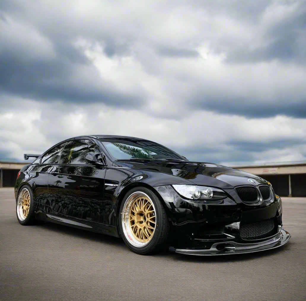 GT4 Style Carbon Fiber Front Lip for BMW E90 E92 E93 M3 - Aerodynamic Performance Upgrade