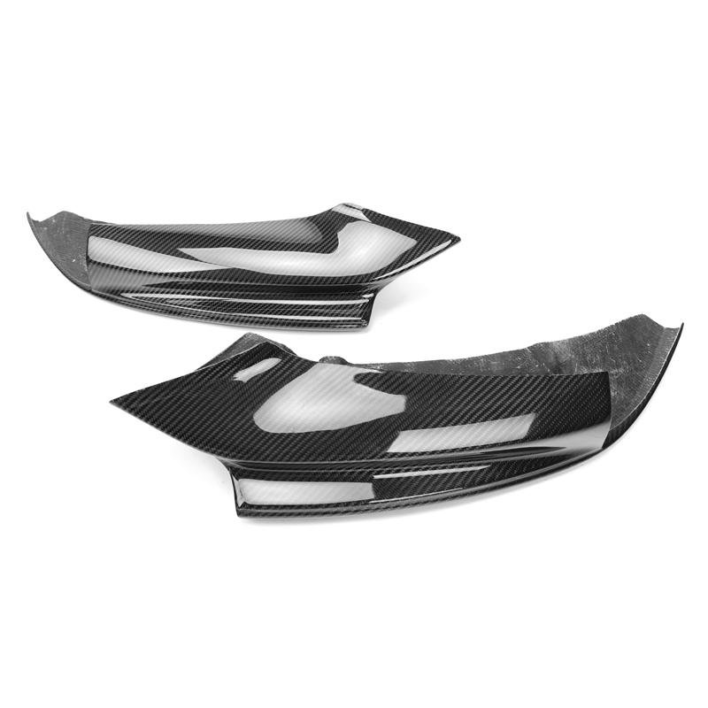 M Tech Carbon Fiber Front Lower Splitter for BMW F10 5 Series with Glossy Finish