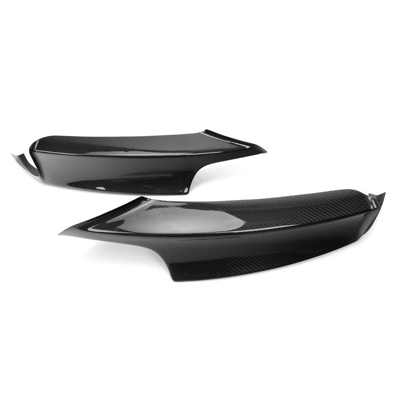 Aggressive aerodynamic BMW F30 carbon fiber front splitter