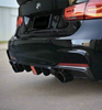 MP Style Carbon Fiber Rear Diffuser w/ Brake Light - BMW F30 3 Series