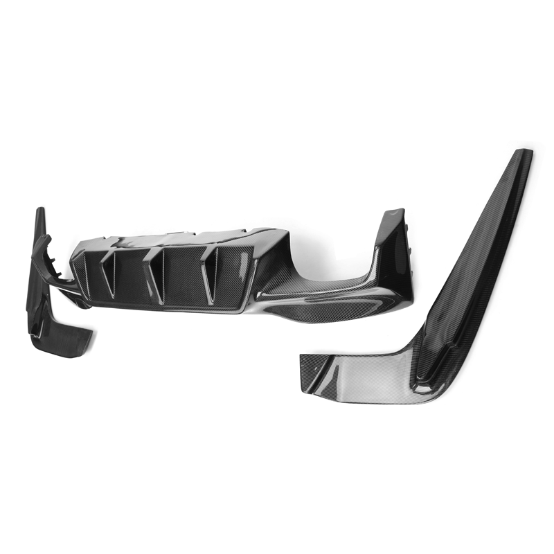 BMW F90 M5 3D Style Carbon Fiber Rear Diffuser – Aerodynamic Design Detail