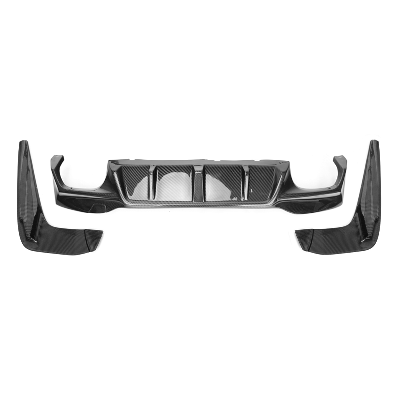 BMW F90 M5 3D Style Carbon Fiber Rear Diffuser – LCI & Pre-LCI Fitment View