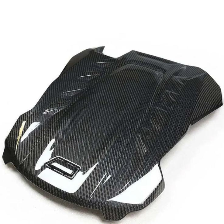 Carbon Fiber Engine Cover for BMW F95 X5M and BMW F96 X6M