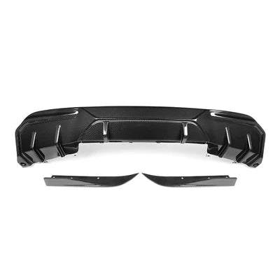 BMW G23 carbon fiber rear diffuser X style aerodynamic upgrade