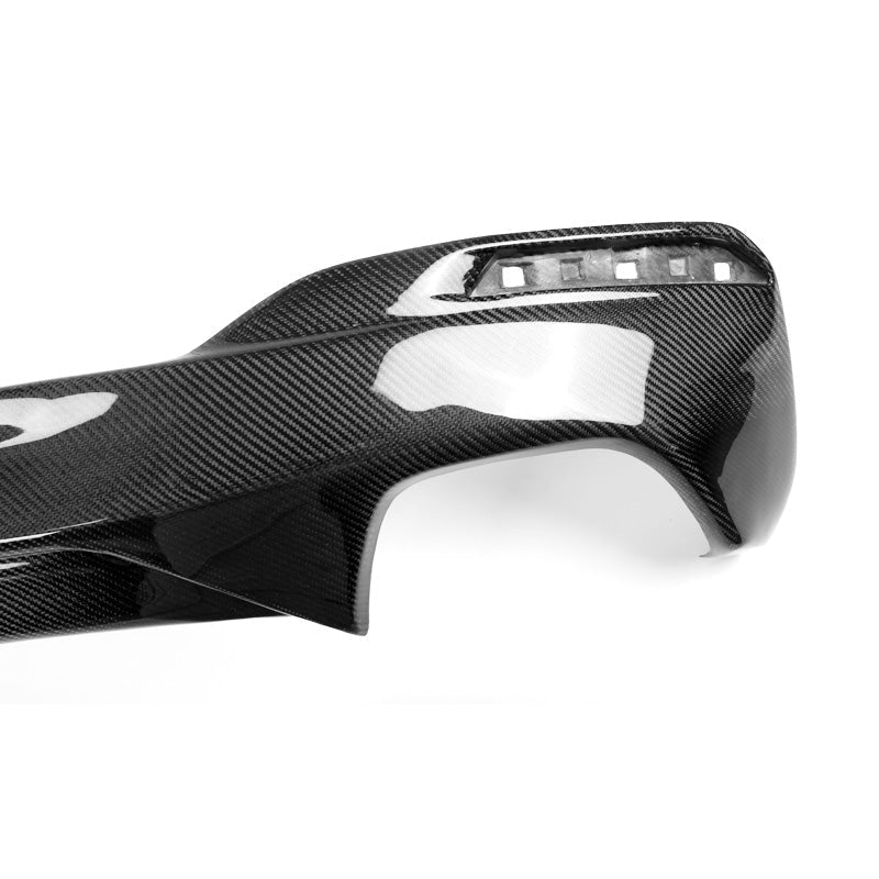 BMW G30 / G38 Carbon Fiber Rear Diffuser – Aerodynamic upgrade for BMW G30 / G38 5 Series Sedan with sleek gloss carbon finish.