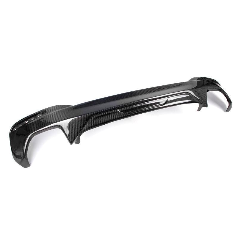 BMW G30 / G38 Carbon Fiber Rear Diffuser – High-performance carbon fiber rear diffuser with UV-protectant coating for BMW G30 / G38 5 Series.