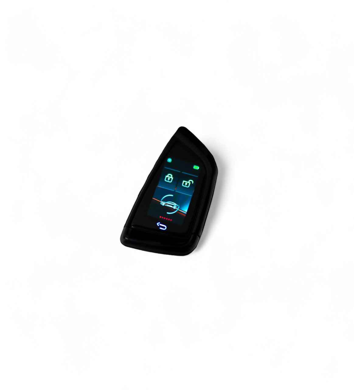 BMW LED key fob with cool blue LED light for easy visibility