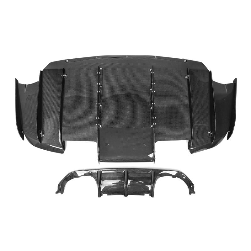 Bolt-on carbon fiber rear diffuser for BMW F80 M3 – M3 M4 aerodynamic accessory