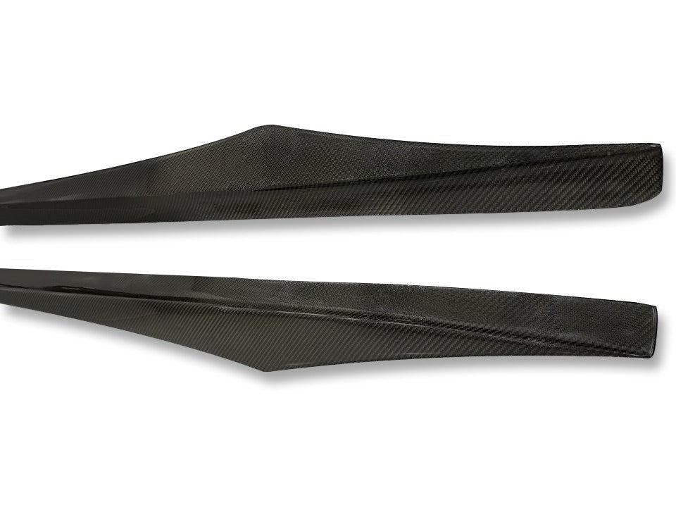 Carbon fiber body kit side skirts for BMW 6 Series F06 F12 F13