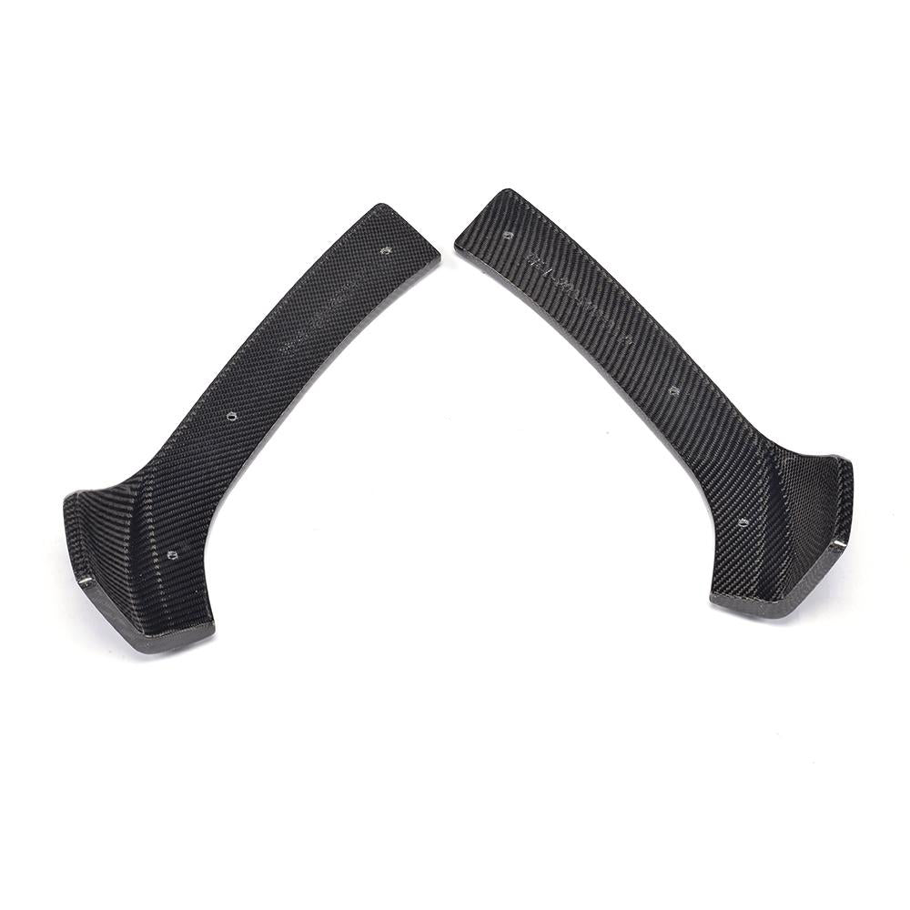 Carbon fiber front splitter BMW F30 3 Series side angle