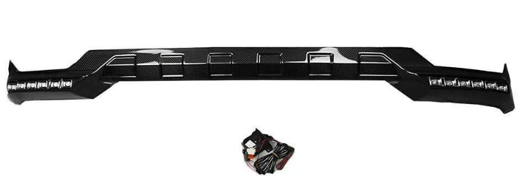 G Wagon W464 G350 carbon fiber front bumper trim installed