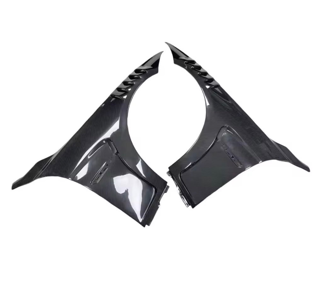 Carbon Fiber Vented Carbon Fiber Front Fenders - BMW F30 3 Series