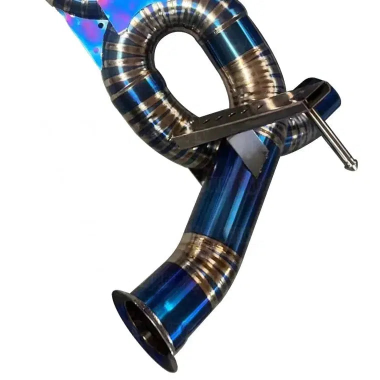 Lamborghini Aventador SVJ exhaust full titanium straight pipe system