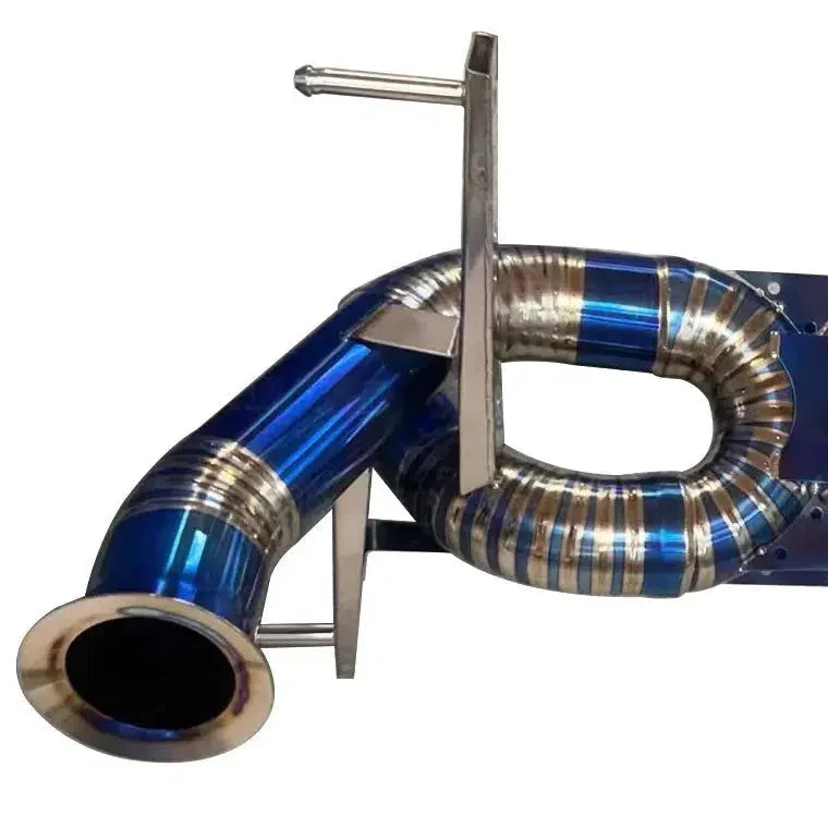 High-performance titanium exhaust for Lamborghini Aventador SVJ
