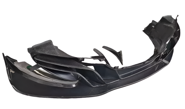 McLaren MP4-12C carbon fiber front lip for enhanced aerodynamics and performance