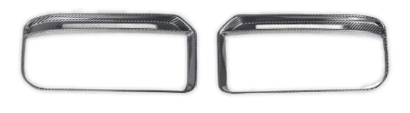BRB G900 Style Carbon Fiber Front Bumper Light Trim Set for 2022-2024 G-Wagon W464 G350, G500, G63