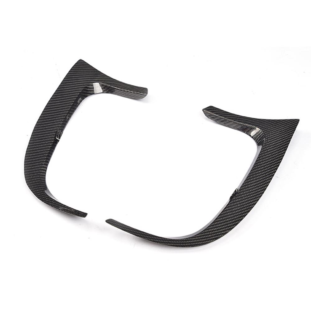 Mercedes Benz W176 rear bumper vent trim carbon fiber close-up