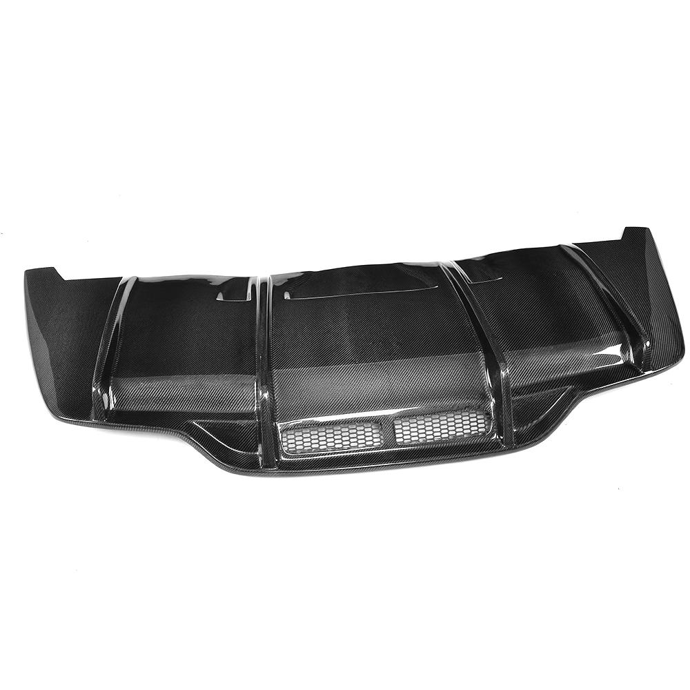 PSM Style Carbon Fiber Rear Diffuser for Mercedes-Benz C63 AMG Sedan on display