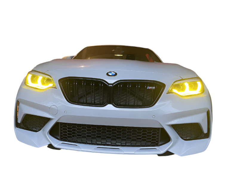 Performance CSL Yellow DRL Module for BMW F87 M2 F22 F23 - Racing-Inspired Daytime Running Lights