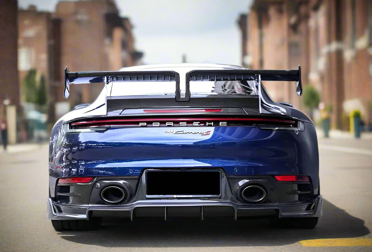 Premium Carbon Fiber Rear Diffuser for Porsche 911 992.1 Carrera (2019 ...