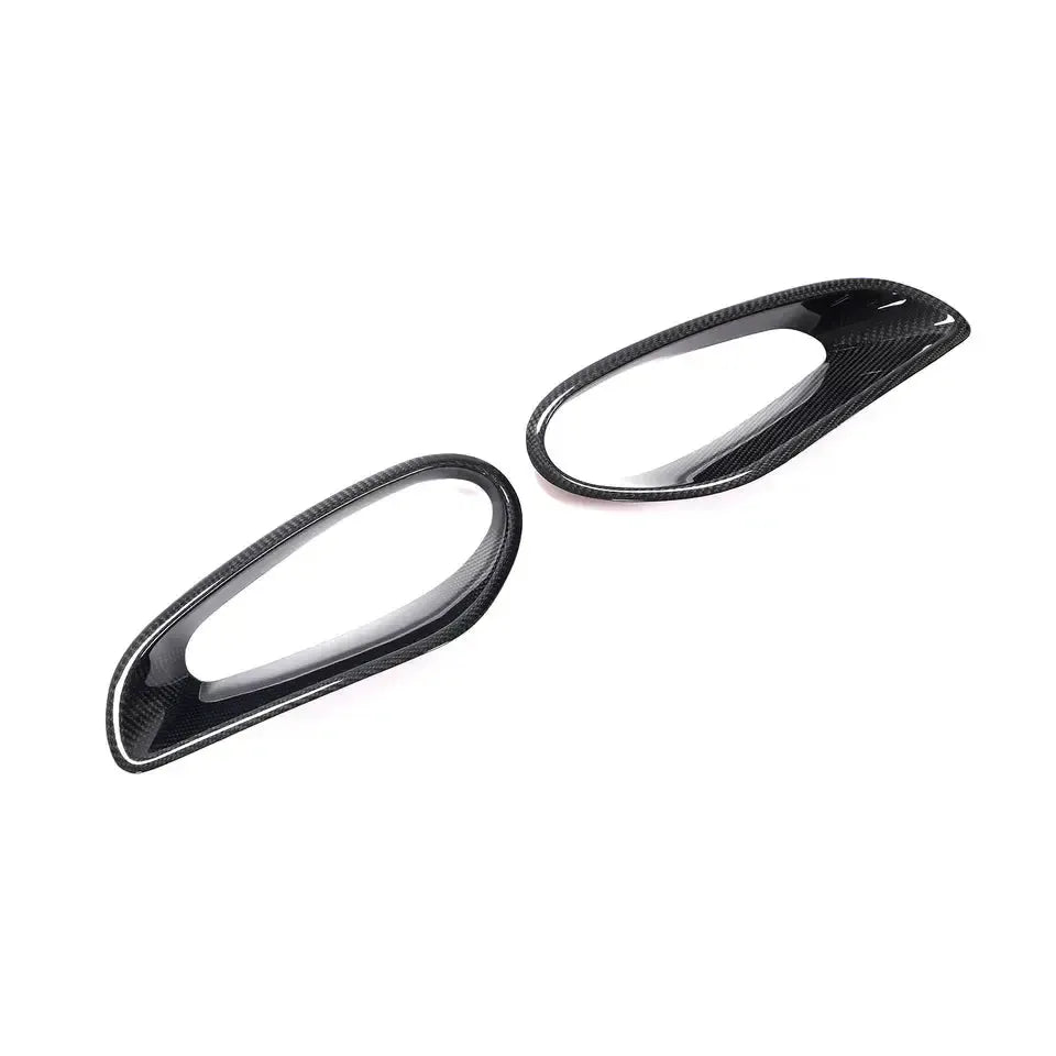 Lightweight Dry Carbon Fiber Side Scoop Air Ducts for 2014-2016 Porsche 991 Turbo S