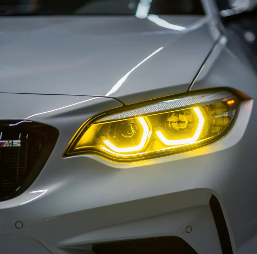 CSL Yellow Headlight DRL Module - BMW F87 M2 & F22/F23 2 Series