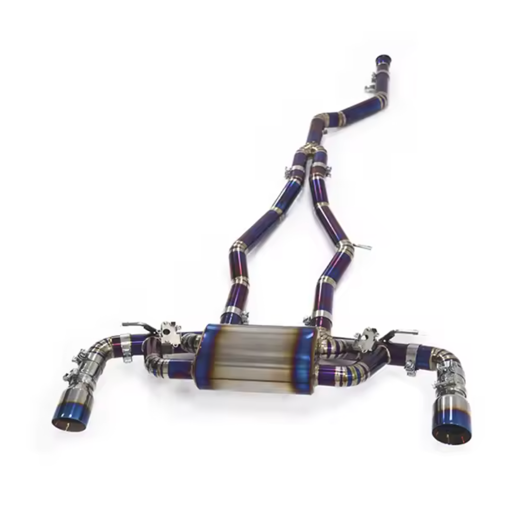 SUPRA A90 A91 AUSEN Performance Titanium Valved Catback Exhaust - Lightweight Exhaust System for Maximum Power and Aggressive Sound